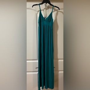 Velvet Torch Green Maxi dress Size S